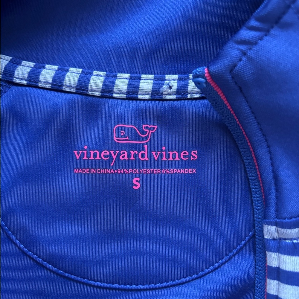 Vineyard Vines Blue and White Striped Pullover size S - Picture 4 of 4